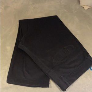 Diesel Mens Navy Blue Straight Leg Casual Dress Pants Size 38